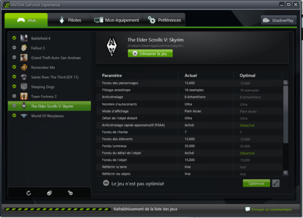 Image 4 : [Test] GeForce Experience : on craque ou pas ?