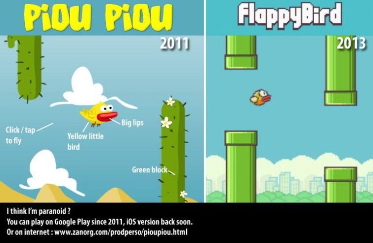 Image 2 : Flappy Bird, le nouveau jeu addictif sur iOS et Android