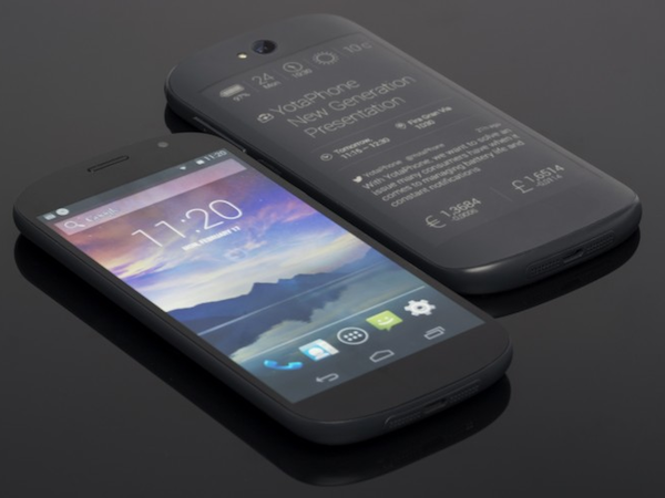 Image 1 : [MWC 2014] YotaPhone, le retour du smartphone à double écran