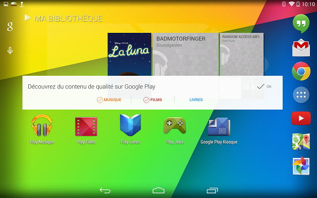 Image 1 : Google Now Launcher : l'interface du Nexus 5 disponible pour tous les Nexus
