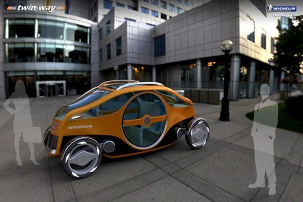 Image 1 : Twinway, un concept futuriste de voiture autonome