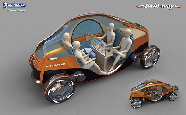 Image 4 : Twinway, un concept futuriste de voiture autonome