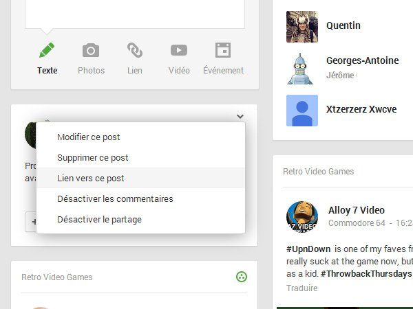 Image 4 : 15 Trucs et astuces pour maîtriser Google Plus