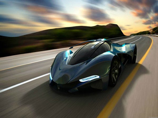 Image 1 : LaMaserati, un concept de supercar futuriste pour Maserati