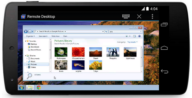 Image 1 : Android : une application pour accéder à votre PC