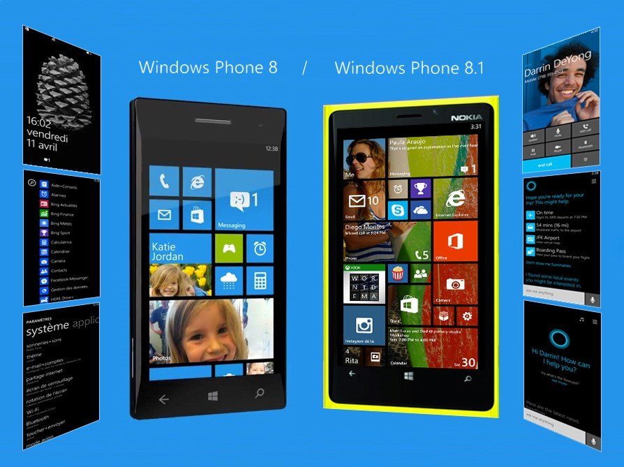 Image 1 : Windows Phone 8.0 / Windows Phone 8.1 : le face à face
