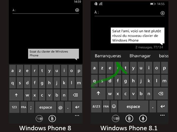 Image 6 : Windows Phone 8.0 / Windows Phone 8.1 : le face à face