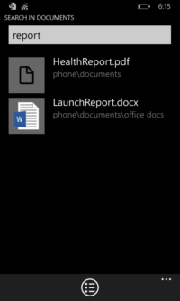 Image 4 : Windows Phone 8.1 : l'explorateur de fichiers arrive