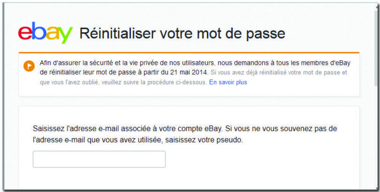 Image 2 : eBay piraté : c'est le moment de changer votre mot de passe