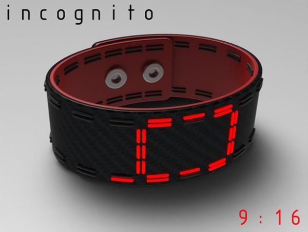 Image 4 : Incognito, une montre-bracelet qui affiche l’heure autrement