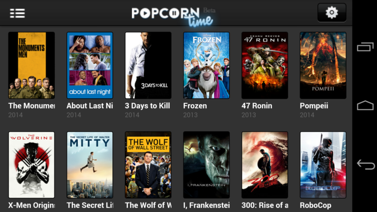 Image 1 : Popcorn Time, le "Netflix" du streaming pirate débarque sur Android