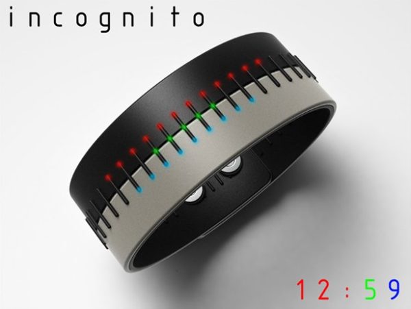 Image 3 : Incognito, une montre-bracelet qui affiche l’heure autrement
