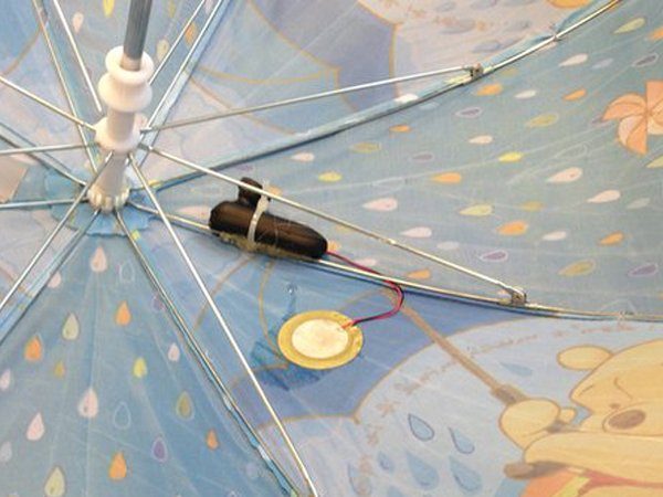 Image 1 : Un parapluie connecté se met au service de la météo