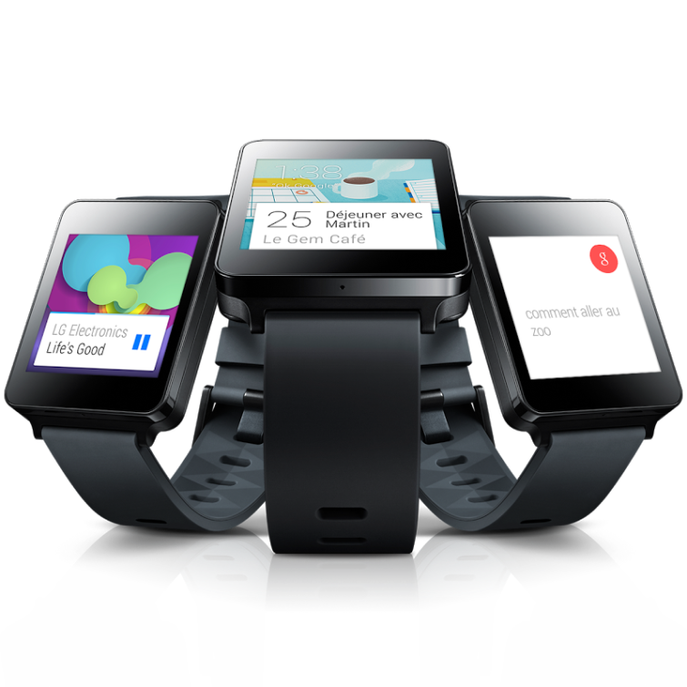Image 1 : Gear Live et G Watch : les deux premières montres sous Android Wear