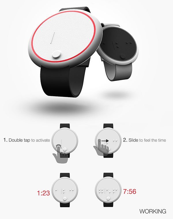 Image 2 : Ehsaas, le concept de montre pour caresser le temps qui passe