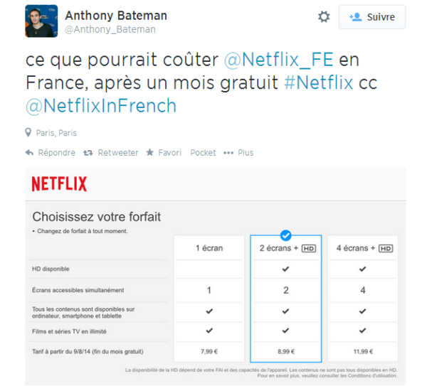 Image 2 : Netflix sonderait les Français pour ses futurs tarifs