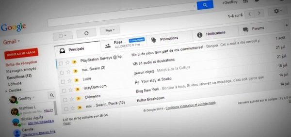 Image 1 : Gmail va alerter ses utilisateurs en cas de mail non chiffré