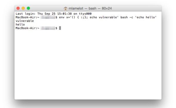 Image 2 : Shellshock, la pire faille jamais découverte sur Mac OS X et Linux?