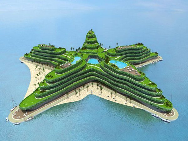 Image 1 : Greenstar, l’étoile flottante des Maldives est un hôtel