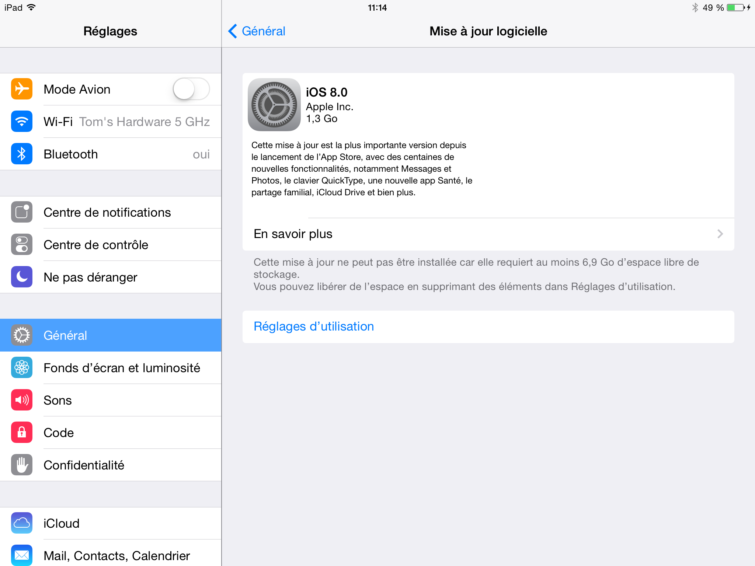 Image 4 : iPhone, iPad, iPod : installer iOS 8 sans effort