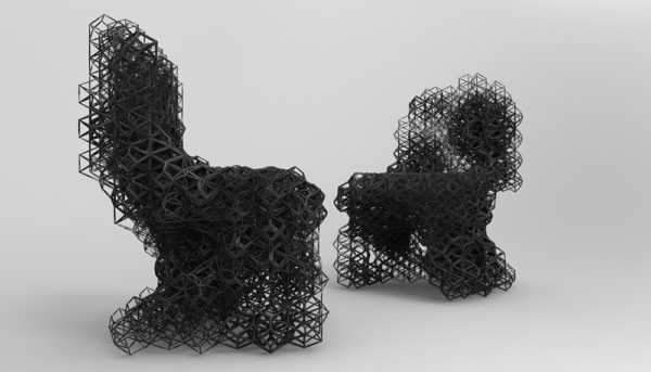 Image 2 : De-Optimised Chair, la chaise atypique imprimée en 3D