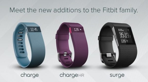 Image 1 : Charge, Charge HR et Surge : Fitbit annonce trois nouveaux bracelets connectés
