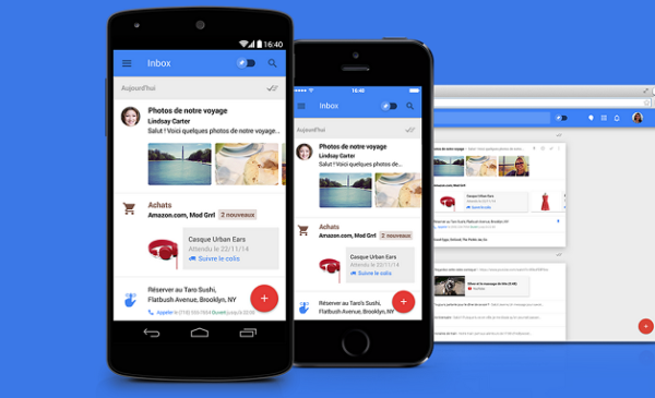 Image 1 : Inbox : Google lance un service de boite mail personnalisée
