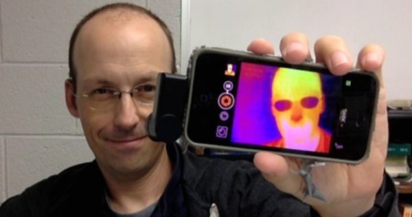Image 3 : Une caméra transforme le smartphone en appareil d’imagerie thermique