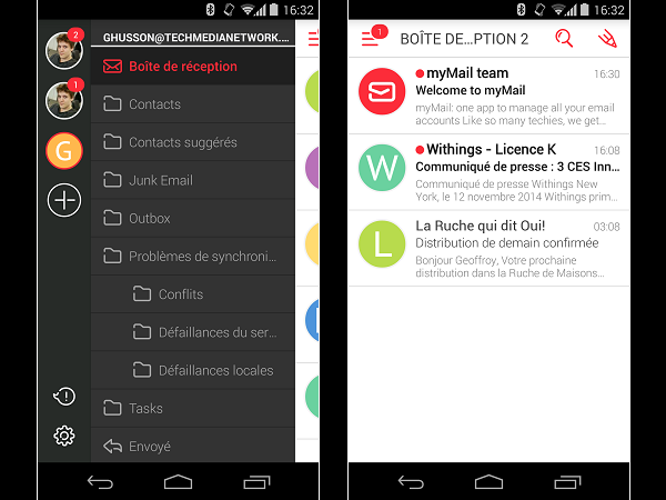 Image 3 : Android : les meilleures applications pour gérer ses mails