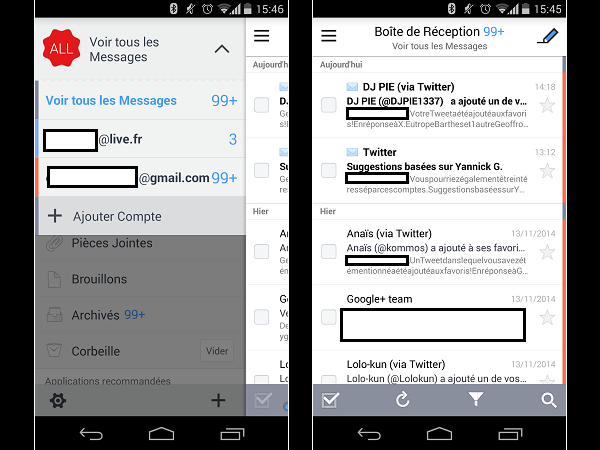 Image 8 : Android : les meilleures applications pour gérer ses mails