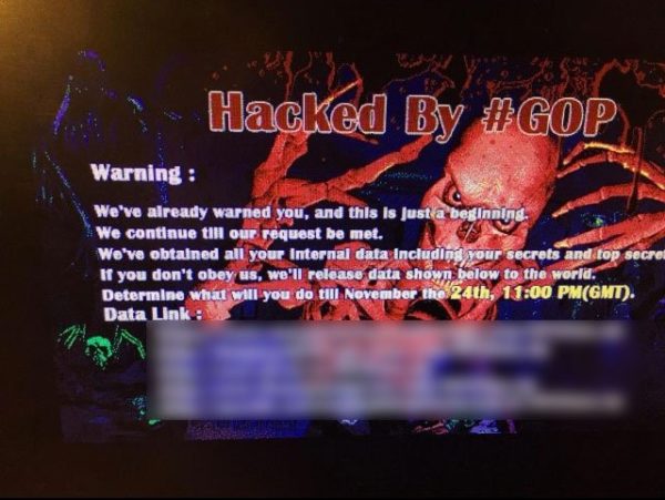 Image 1 : Sony Pictures victime d’un piratage et d'un chantage