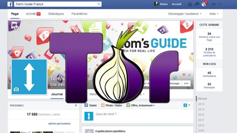 Image 1 : Facebook autorise enfin la navigation privée sur le réseau Tor
