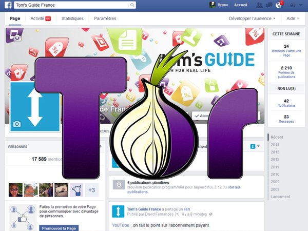 Image à la une de Facebook autorise enfin la navigation privée sur le réseau Tor