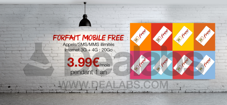 Image 2 : Free Mobile  : de 20 € à 3,99 € par mois en vente privée