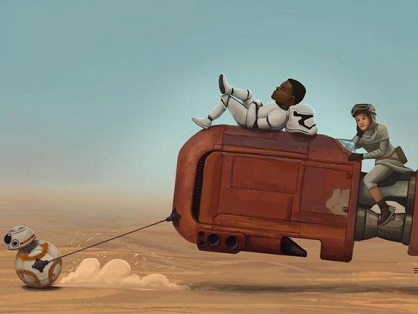 Image 18 : Star Wars : parodies, fan art, le Web s'empare du teaser
