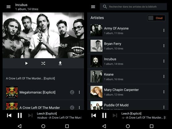 Image 3 : Android : les meilleurs lecteurs audio gratuits