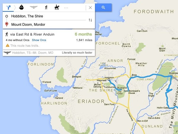 Image à la une de Le Seigneur des anneaux : la Terre du Milieu façon Google Maps