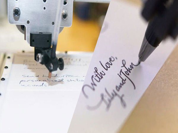 Image 1 : Bond, le robot qui imite votre écriture à la perfection