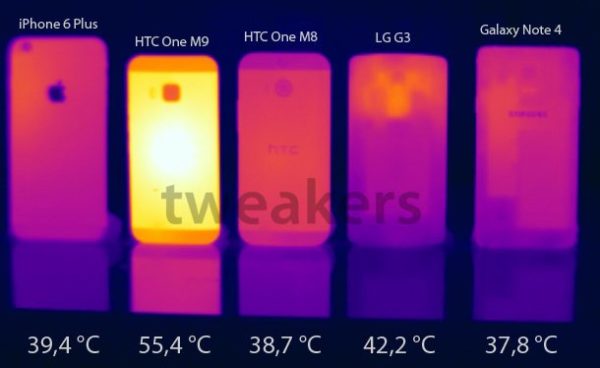 Image 2 : HTC One M9 : il chauffe moins... mais il va moins vite