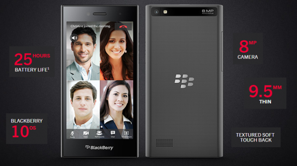 Image 1 : [MWC] Leap : Blackberry revient aux écrans tactiles