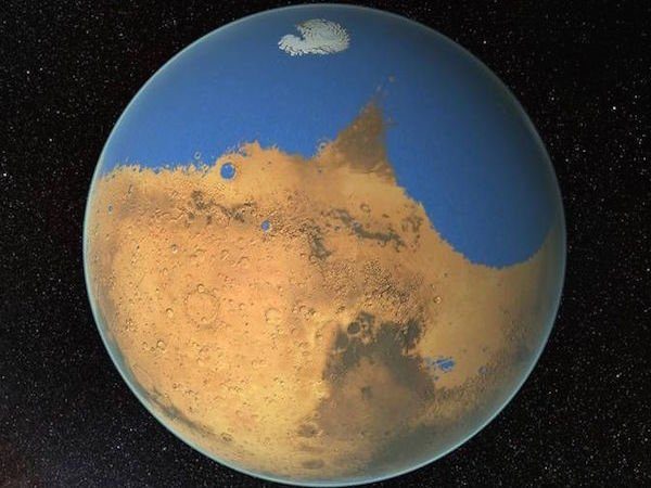 Image 1 : Voilà à quoi ressemblait Mars il y a 4,5 milliards d'années