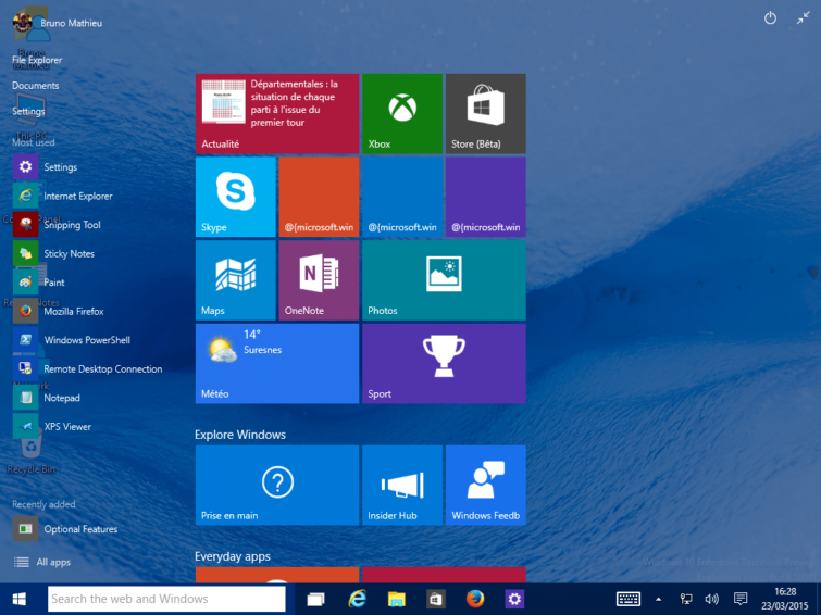 Image 3 : Windows 10 : le point sur les nouveautés de la build 10041