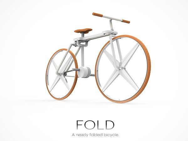 Image 1 : FOLD, un concept de vélo pliable inspiré de l’origami