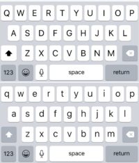 Image 1 : Le clavier d'iOS 9 fait enfin la différence entre majuscule et minuscule