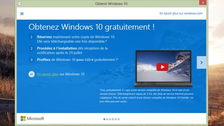 Image 1 : Microsoft dévoile le prix de Windows 10 en France