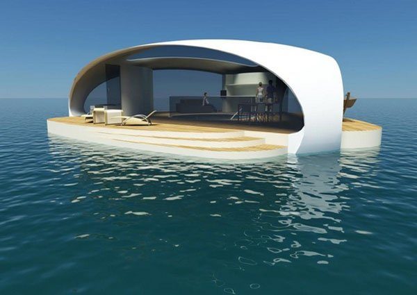 Image 1 : Séjourner dans une villa flottante, bientôt possible ?