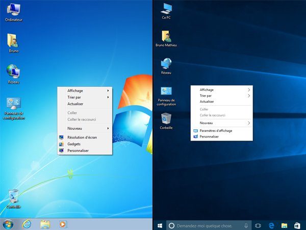 Image 3 : De Windows 7 à Windows 10 : le jeu des grandes différences