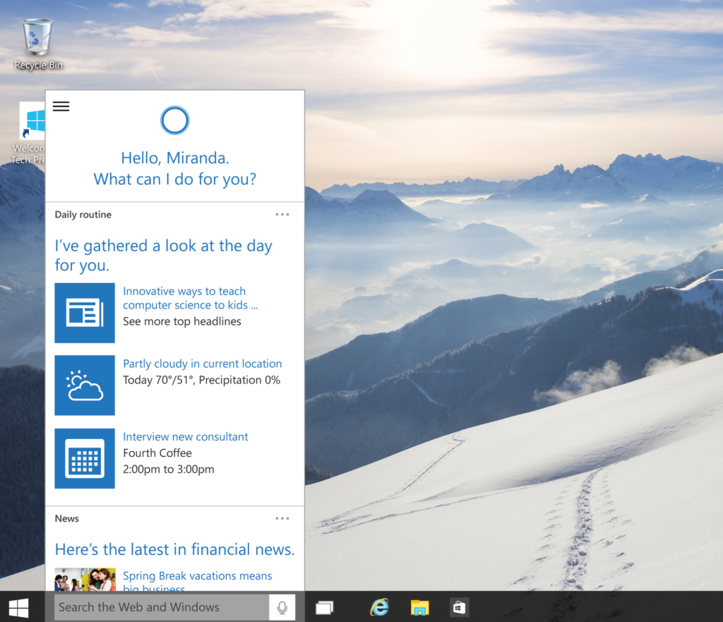 Image 12 : Windows 10 : tout savoir sur le nouvel OS de Microsoft