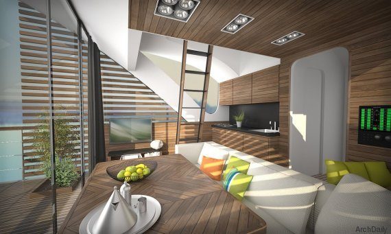 Image 3 : L’hôtel du futur est à mi-chemin entre appartement et catamaran