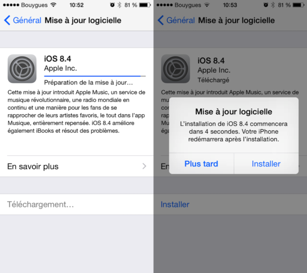 Image 4 : iOS 8.4 : Apple Music, iBooks et corrections de bugs